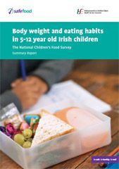Cover of the report "Body Weight and Eating Habits in 5-12 year old Children